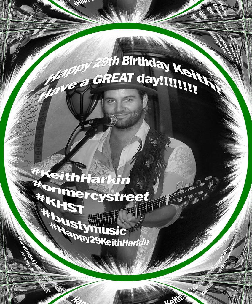 Happy birthday Keith Harkin 