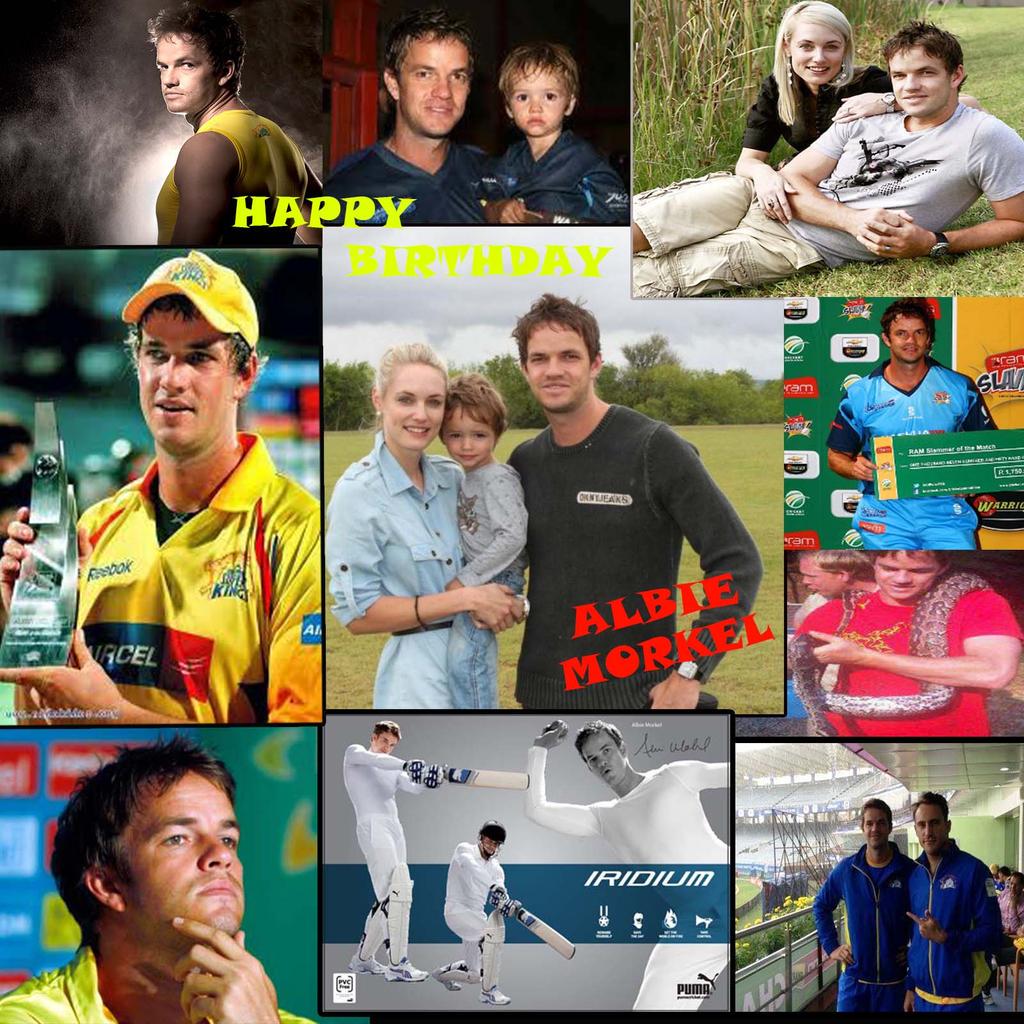 Advance happy birthday for Albie Morkel 
