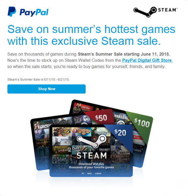 GGdeals's tweet photo. #PayPal confirmed the #Steam Summer #Sale start date: http://t.co/Xn7tPEBGOB Are you ready...? #Salenauts #PC #game http://t.co/ilbZ9M1fyX