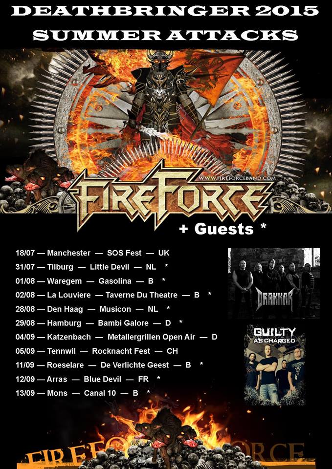 DRAKKAR_BELGIUM's tweet photo. We'll will be playing some shows abroad with our friends @Guiltymetal and @FireforceMetal 
COME CHECK IT OUT..... http://t.co/ZoNojFnCZF
