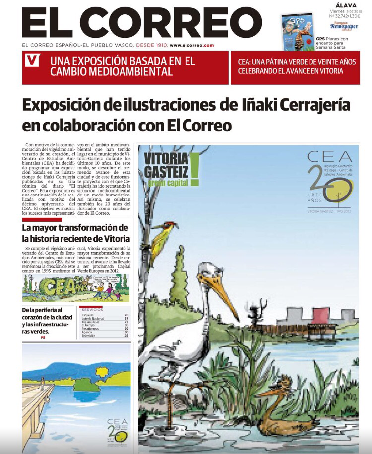 Iñaki Cerrajería expone desde hoy en ATARIA celebrando el vigésimo aniversario del CEA #cea20años