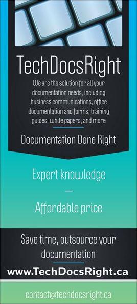 TechDocsRight's tweet image. Look out for this promo at your business soon!