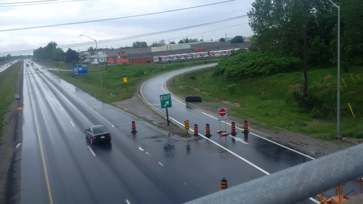 For the next year and a half, the Northfield exit will be closed for construction as the bridge walls are replaced