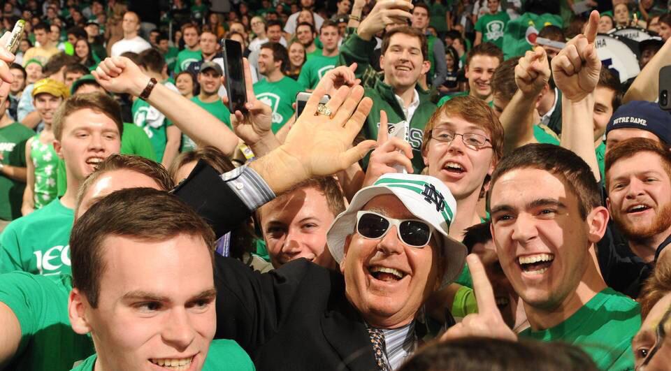 Happy 76th Birthday to Hall of Famer, Notre Dame Dad & Honorary Alumnus, Dick Vitale! 