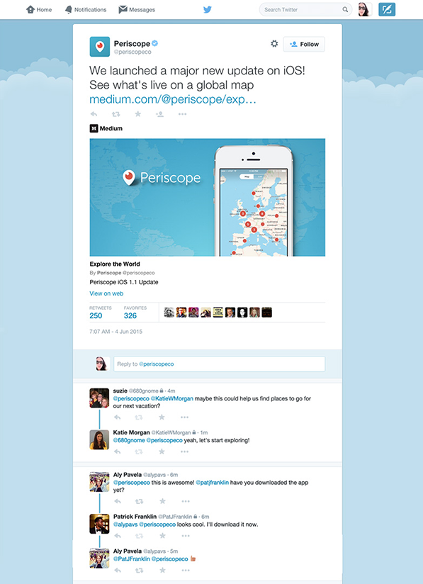 LaNetscouade's tweet photo. #Twitter propose désormais une meilleure mise en valeur des conversations sous les tweets http://t.co/Nkp2KAXXsb http://t.co/R0mKtFeIXm