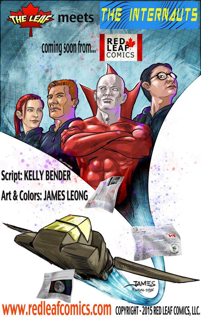 KellyBender17's tweet photo. #TheLeaf meets #TheInternauts coming from @redleafcomics 

Art&amp;Color: @jamesleong07 Script: Me 
#indieComics #Comics http://t.co/9RzE73mn1u