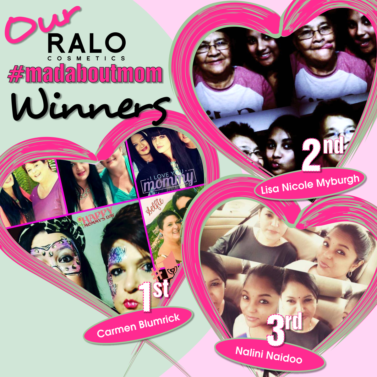 Congratulations to our #winners!
#madaboutmom
#ralocosmetics
