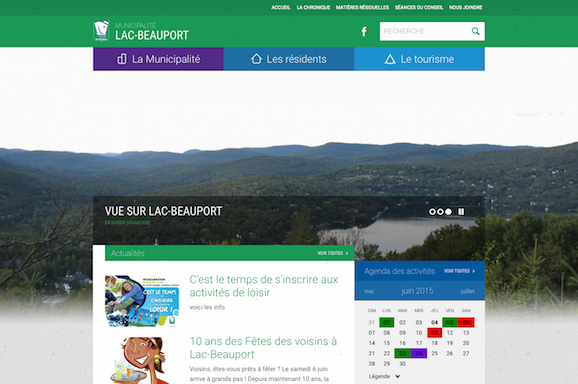 Lac-Beauport, une autre municipalité utilisant le .QUEBEC !  lac-beauport.quebec