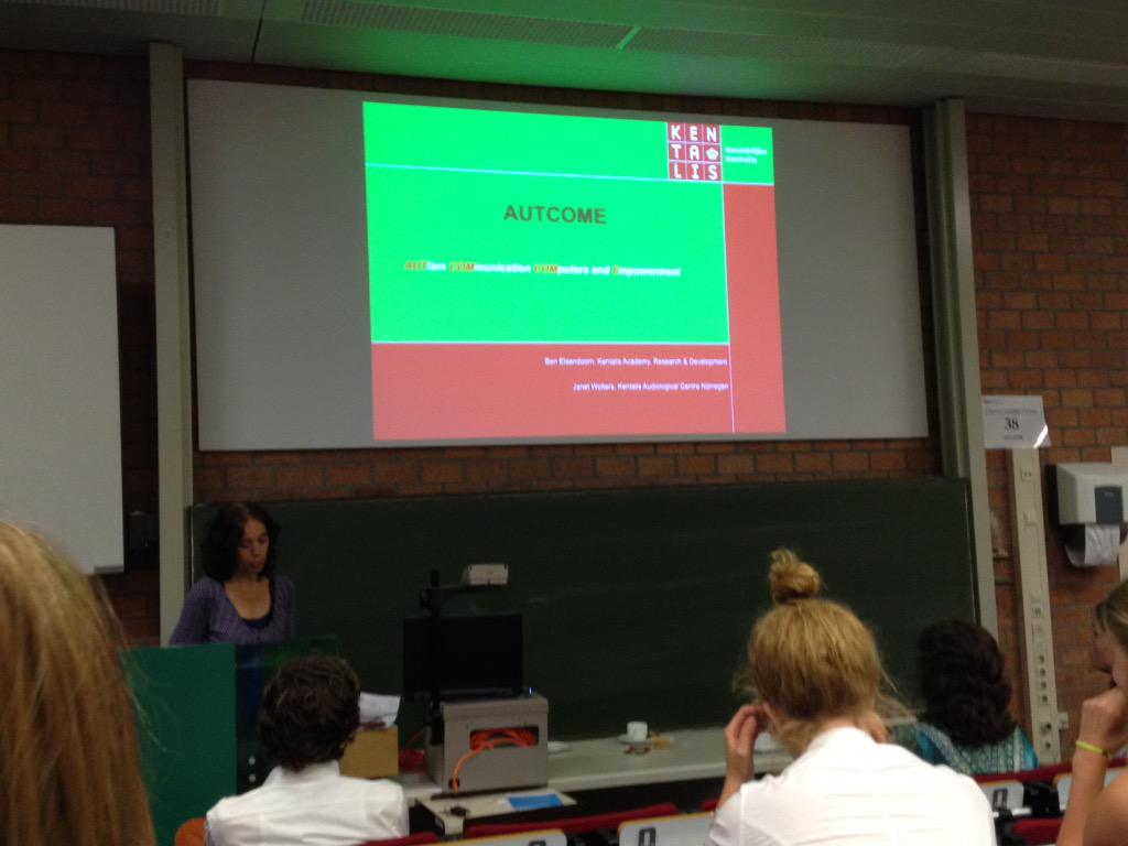 ElDuderr's tweet image. Leuke pitch over project Autcome #kentalis @TUeindhoven #therapytech