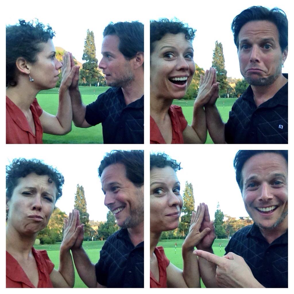 carolineoconnor's tweet photo. Party of hi-fives with #ScottWolf at #SAGFgolf! TY @iamscottwolf & @unrealfehr for raising big $ for @SAGFoundation! http://t.co/ATo2GKgRoa
