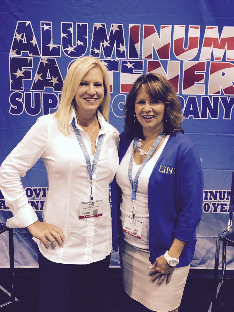OfficialLinkMag's tweet image. Come by an visit Aluminum Fasteners booth # 700 today at #FastenerTech15