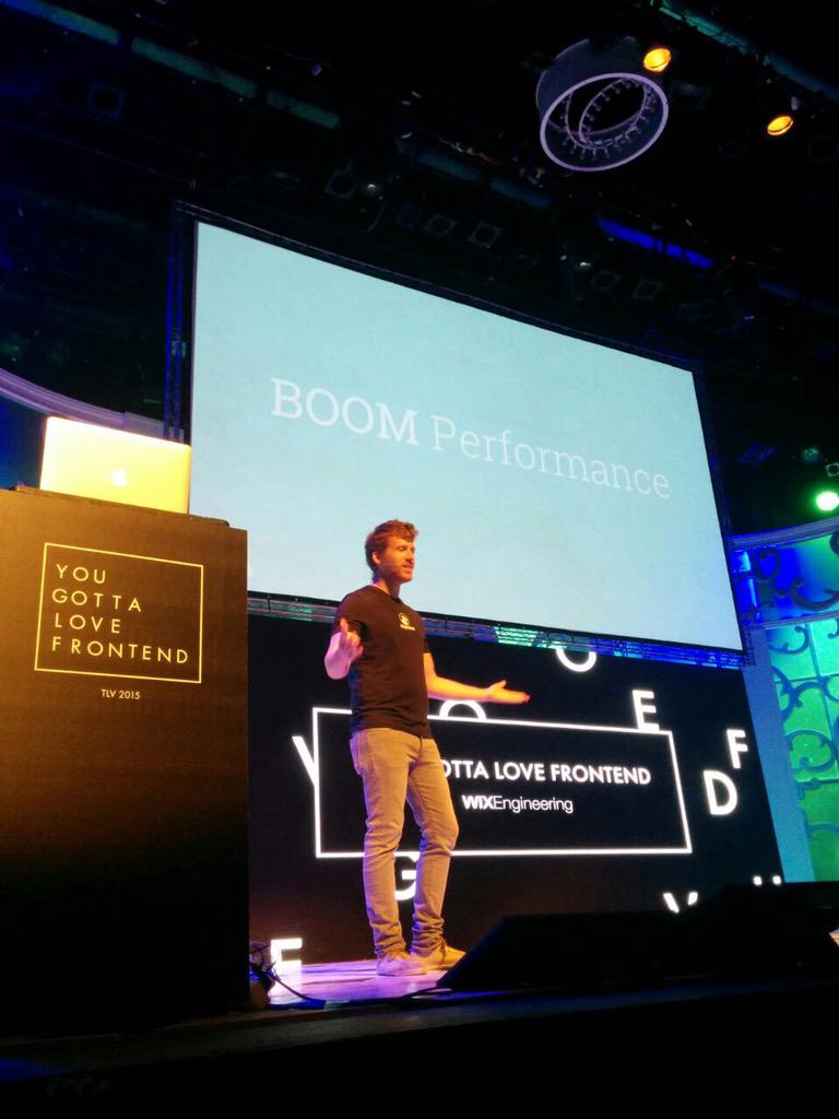 mondaydotcom's tweet photo. Missed @zzeran boom talk about #BoomPerformance ? Here it is http://t.co/whqxfPSZHt #frontend #YGLF http://t.co/uT4JFuqU39