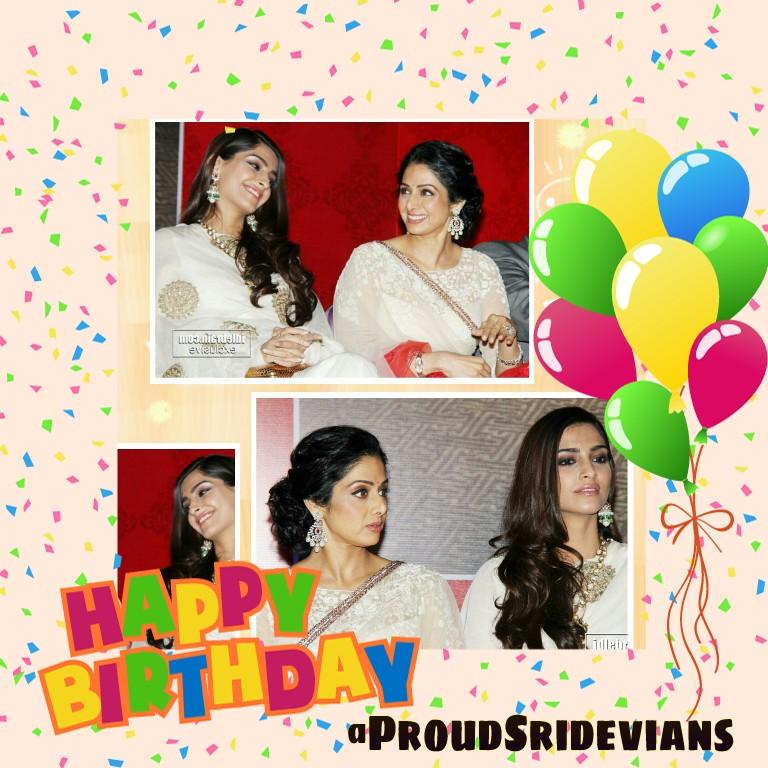  A Very Happy Birthday To Sonam Kapoor. Good Wishes From And All Fans. 