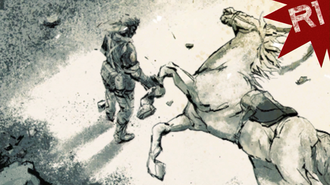 兵隊 燃える男と燃える馬 燃える男の容姿はヴォルギンそのものですが 燃える馬の方は一体なんなのでしょうか スネークと関わりがある馬と言えばmgs3で登場したザ ボスの愛馬 アンダルシアン はpwの時にスネークの手で葬られたはずですが Http T Co