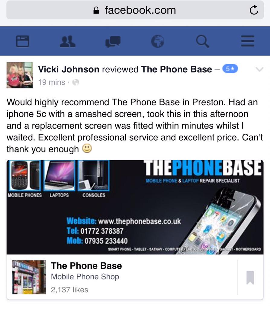 ThePhoneBase's tweet image. Another #satisfied #customer at #thephonebase in #Preston #CustomerExperience #custserv #PrestonHour #PrestonNorthEnd