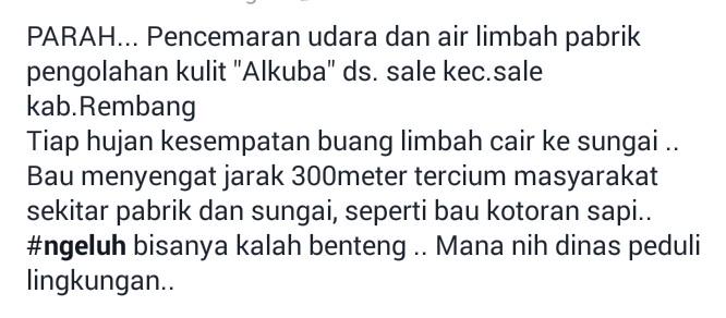 oddetz's tweet photo. @InfoRembang  #Rembang mana nih Dinas yang peduli lingkungan di Kabupaten Rembang? Apa dibungkam pakai kekuasaan http://t.co/E9lMqmR150