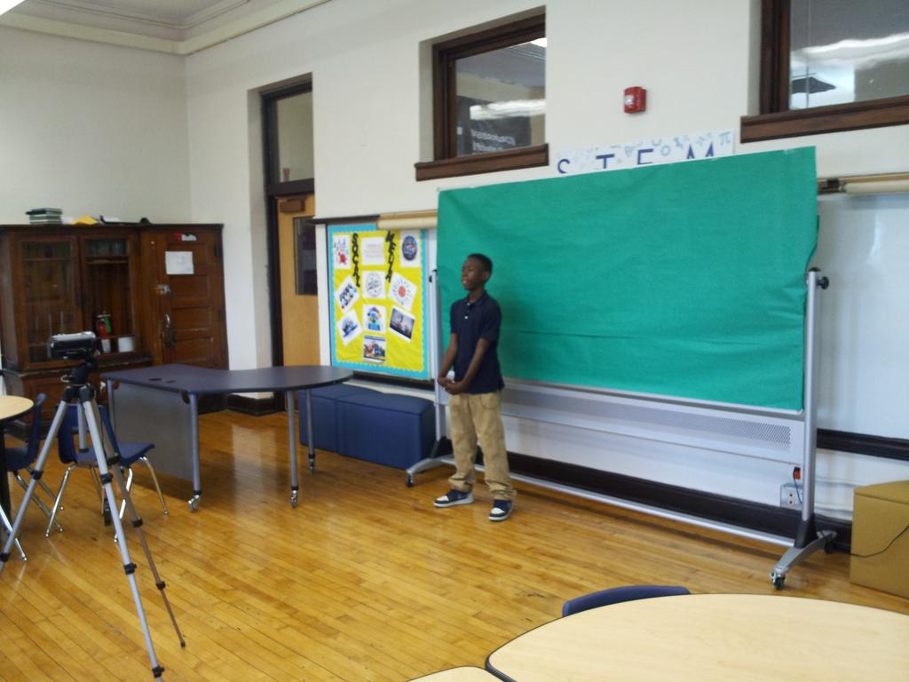 8th Grd Social Studies  reporting on Civil Rights Era individuals &amp; events using Green Screen technology <a href="/TiltonSTEM/">Tilton Elementary</a>