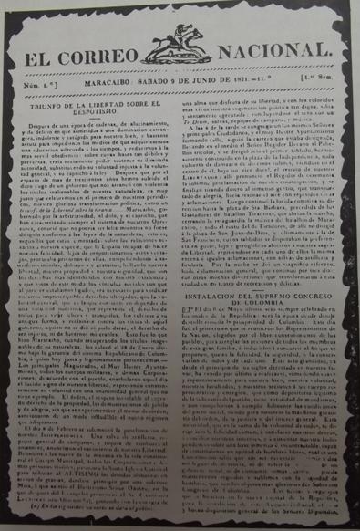 ¡EFEMÉRIDES VENEZOLANAS! 200 Años de la Edición del Correo Nacional