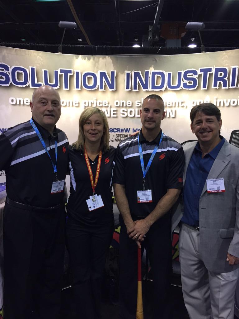 OfficialLinkMag's tweet image. Fastener Friends at #FastenerTech15 @SolutionMan_Ind @FullyThreaded @FastenerNews