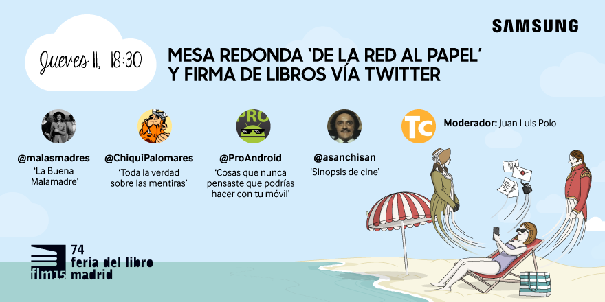 ProAndroid's tweet image. [QUEDADA en MADRID] Este jueves 11 hacemos quedada por la tarde en la Feria del Libro de Madrid!!! Quién se apunta?