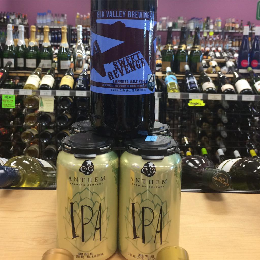 2ndstreetwine's tweet photo. @anthembrewing @elkvalleybrew #new #local #localbrew #ipa #cancraftbeer #milkstout #imperialstout http://t.co/BcP2Hy5QjR