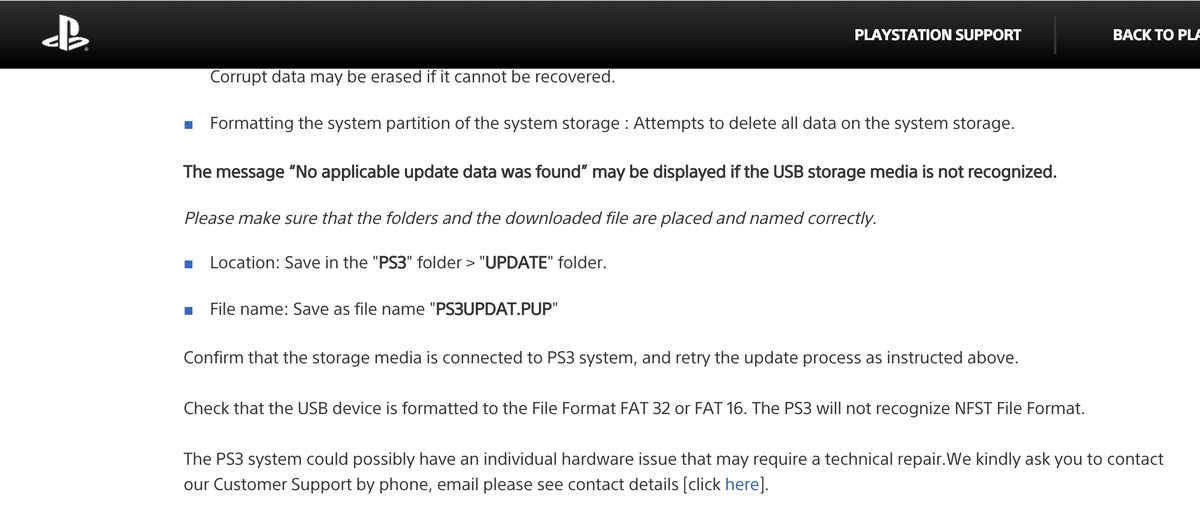 iH8sn0w's tweet photo. “The PS3 will not recognize NFST File Format.” http://t.co/uDoBHFMADn