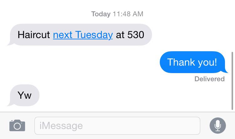 Will_Peterson21's tweet photo. When your mom tries to be cool and use texting "slang".......Yw?😂 #NoJan http://t.co/KoMNyKLN8j