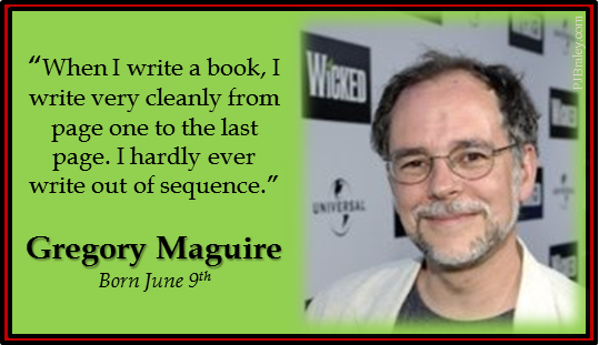 Happy Gregory Maguire! Author of \"Wicked\" and more:  