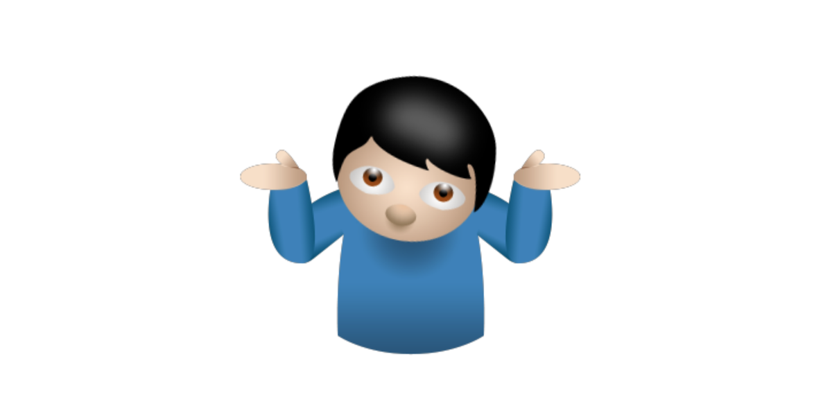 emojipedia shrug emoji