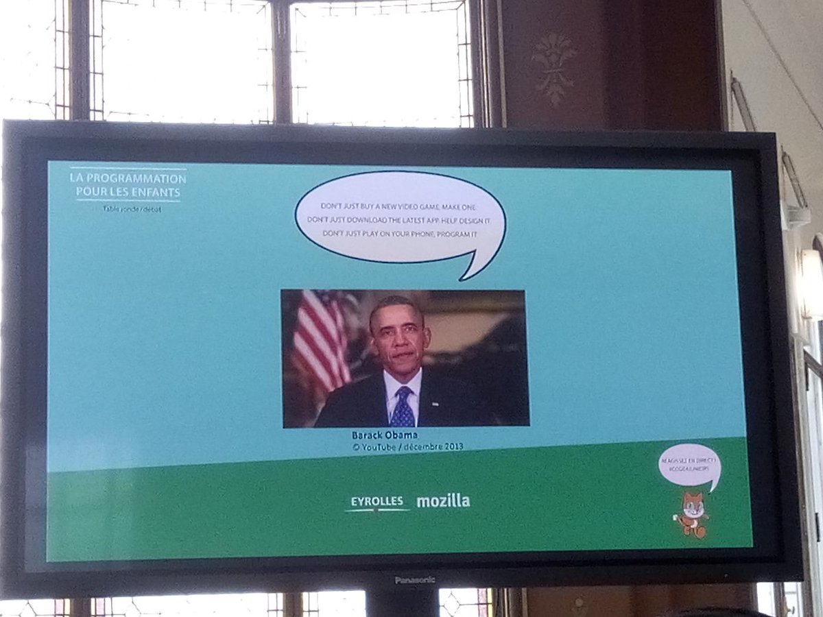 WeeCrow's tweet image. Il l&apos;a dit! #BarackObama #CODE4JUNIORS