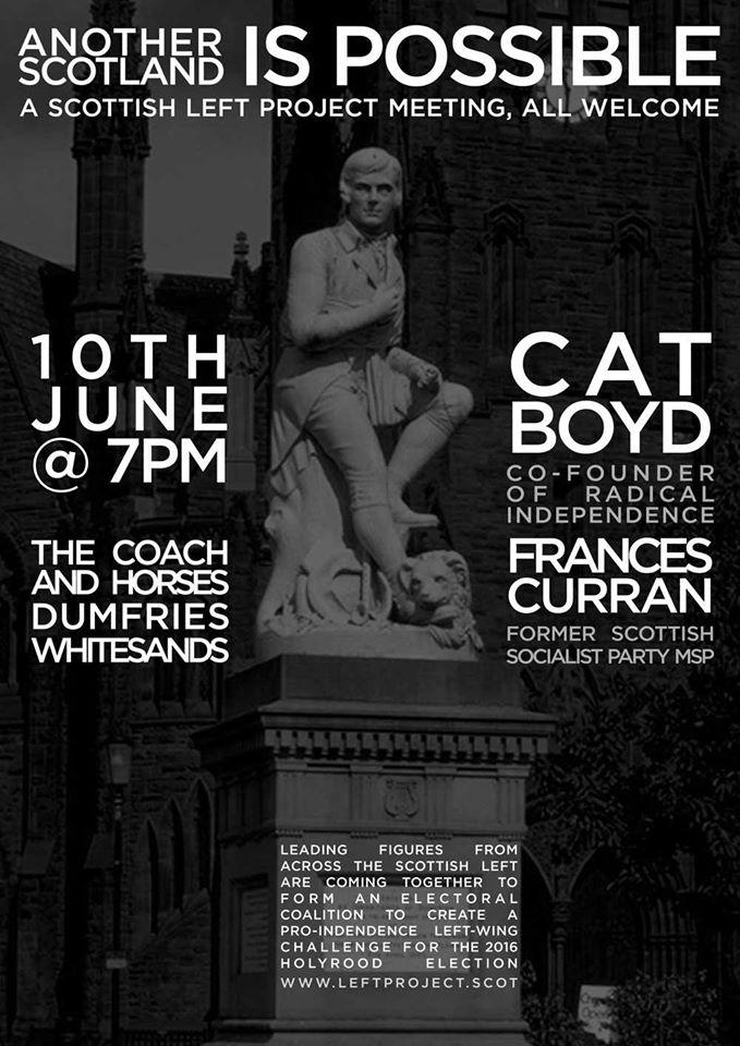 RadicalIndyDG's tweet photo. RIC co-founder @kittycatboyd &amp; @francescurran99 speaking in Dumfries at @LeftProject launch tomorrow (Wed) night, 7pm http://t.co/sCEi3DzxBB