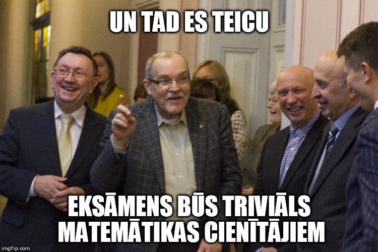 Gatavojoties eksāmenam :D