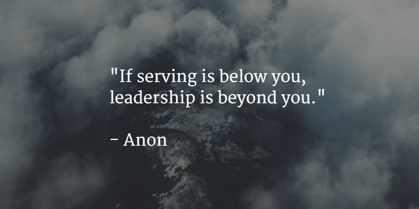 KLOVEScott's tweet image. Leadership always starts and ends with serving... #Leadership
