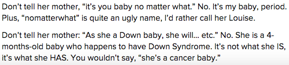 BuzzFeed's tweet photo. A mom shared the annoying things said about her daughter with Down Syndrome http://t.co/GjQioovvyL http://t.co/6pwTYDLLib
