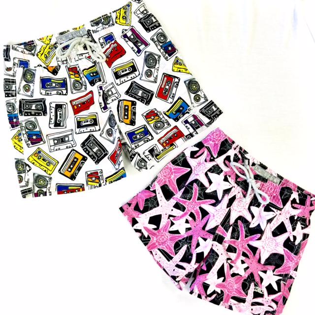 How cool are our new kids board shorts?? We are obsessed with the lively design &amp; patterns! #leclub #miami #swimwear