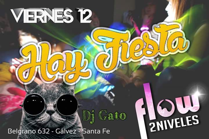 OnClubGalvez's tweet photo. Viernes 12 #HayFiesta de #Onclub en #FlowPub ,Planta Baja y 1er piso. Dj Gato. #NosQuedamosEnGalvez #HayFiestaOn http://t.co/PMPhCGYmYI