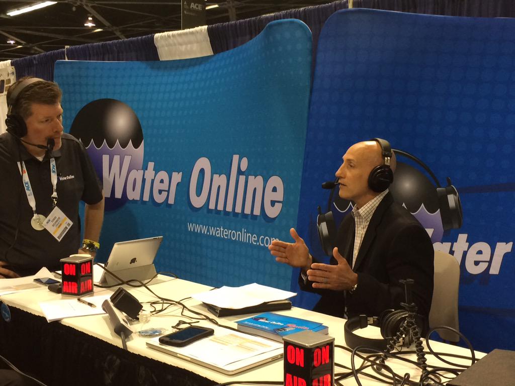 JoeBall16's tweet photo. Great conversation with Todd and Kelly on Water Online Radio at #ACE15AWWA http://t.co/VO8UA2Doh5