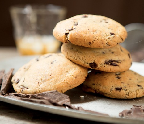 #SaltedCaramel dough mixes so well with #chocolate chunks, topped with a touch of #seasalt. bit.ly/1HZDz0G