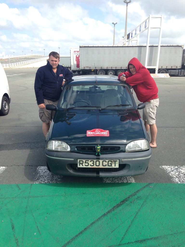 foster884's tweet photo. Not only did she complete the rally but she's on her way back to the uk!!! #beast #bangers @MCoBrally @Ptbarlow http://t.co/54EVK3u7eC