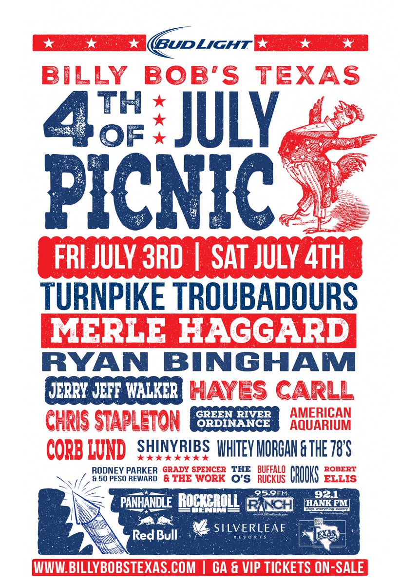 BillyBobsTexas's tweet photo. Who's excited for the Picnic? RT our poster for a chance to win a 2-Day Pass to @BillyBobsPicnic http://t.co/HjsWzlAsub