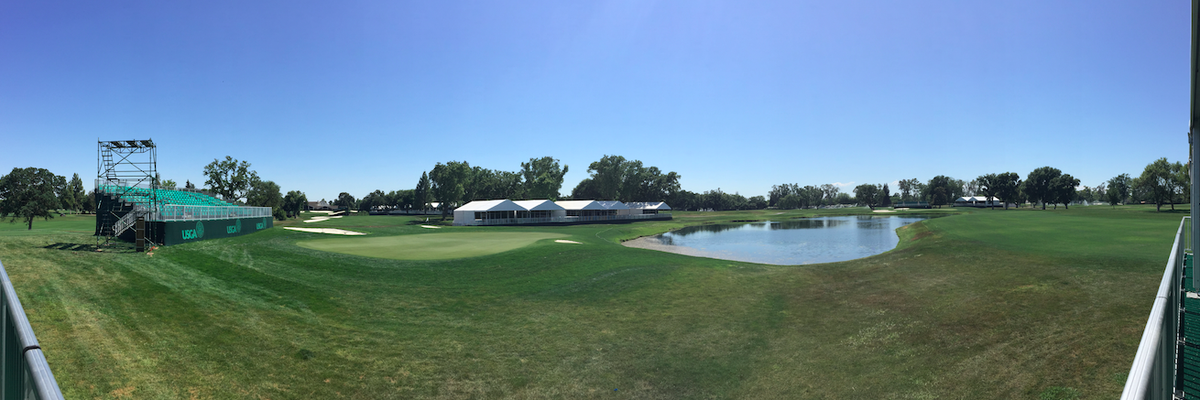 Take advantage of this view now--> a sell out is anticipated for the Trophy Club Pavilion! 2015ussenioropen.com/ticket-informa…