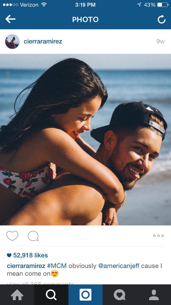 basicallybasic8's tweet image. cierra ramirez and her boyfriend are actual goals😍😍