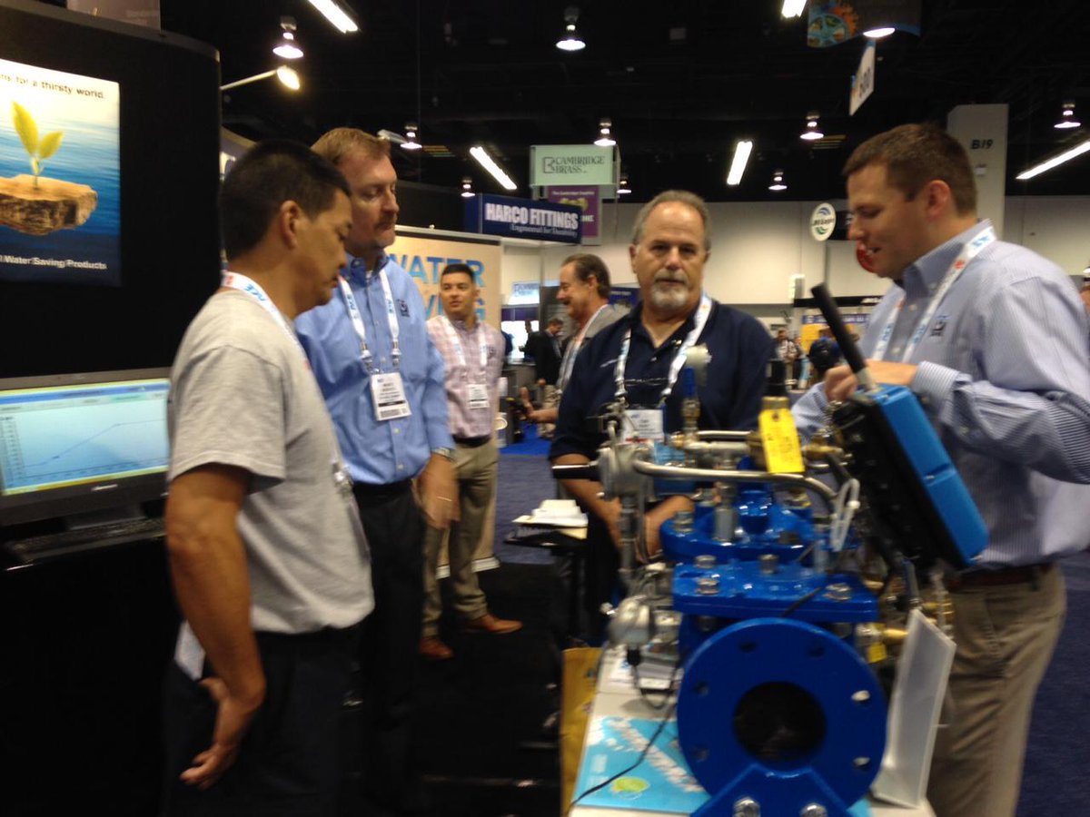 ClaValUSA's tweet photo. Demonstrations in the booth. Water saving valves. Booth #622 #AWWAACE15 - Come on by! #LetsChatClaVal http://t.co/VEOzi4r6Z7