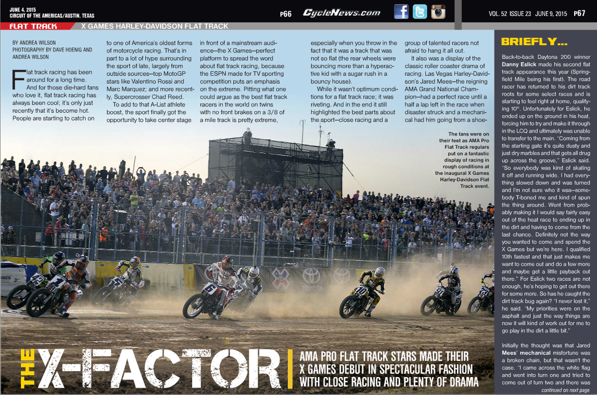 The X-Factor… What the <a href="/AMAProFlatTrack/">Ava ETC</a> stars had to say about their X Games debut:  tinyurl.com/pgwxg23