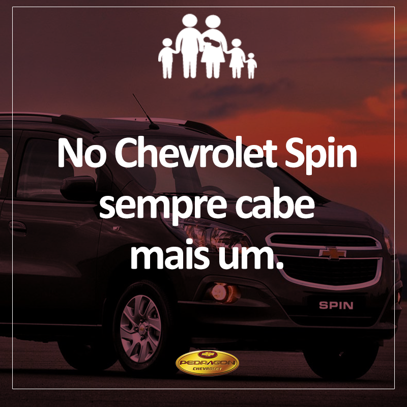 PedragonBrasil's tweet photo. Aqui é que nem coração de mãe, sempre cabe mais um. O Chevrolet ideal para a família não passar apertos. #Chevrolet http://t.co/s73eqlL56f
