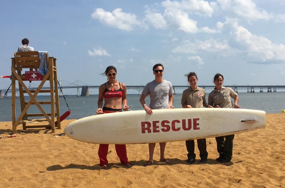NRP, off-duty State Lifeguards and Rangers Rescue Five People Off Sandy Point State Park ow.ly/O62H3