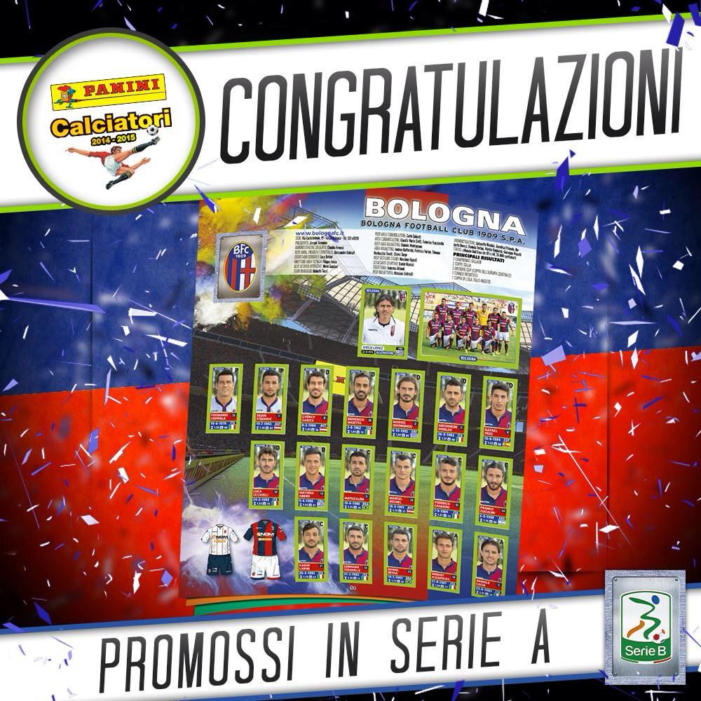 Dopo un anno di assenza il Bologna è di nuovo in <a href="/SerieA_TIM/">SerieA_TIM</a> Congratulazioni! #celocelomanca