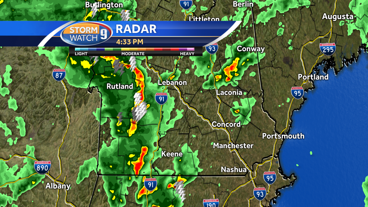 WMUR9_Weather's tweet image. Severe storms approaching Lebanon, Upper Valley, Keene #NH.  Radar here: wmur.tv/60017iSl  via @HayleyWMUR