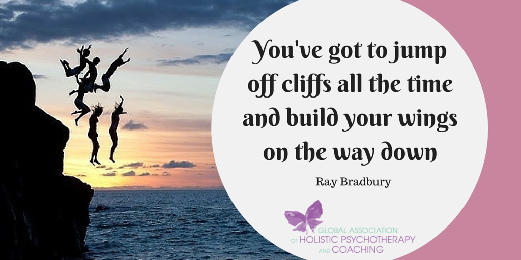 ShelleyRiutta's tweet photo. You've got to jump of cliffs all the time and build your wings on the way down. ~Ray Bradbury http://t.co/77n85y5nFI