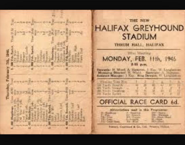 1987HxRLFC's tweet image. Greyhound racing at Thrum Hall, @Halifax_RLFC #rugbyleague #rugby #learntsomethingnew #hxrlfc